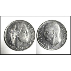 Italy Itália 20 Centesimi 1942 S/Fc (684)