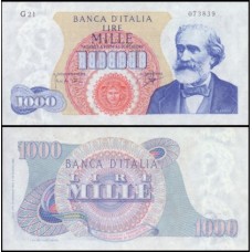 Italy Itália P-96c.1 Fe 1.000 Lire 1964 Giuseppe Verdi