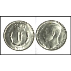 Luxembourg Luxemburgo 1 Franc 1977 Fc (719)