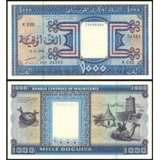 Mauritânia P-7h Fe 1.000 Ouguyia 1996