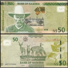 Namíbia P-13c Fe 50 Namibia Dollars 2019