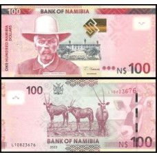 Namíbia P-14c Fe 100 Namibia Dollars 2023