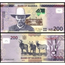 Namíbia P-15d Fe 200 Namibia Dollars 2022