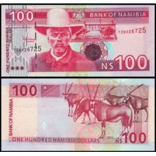 Namíbia P-9A Fe 100 Namibia Dollars ND (2003) Hendrik Witbooi