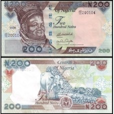 Nigéria P-29g Fe 200 Naira 2008