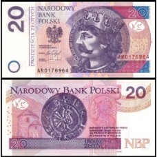 Poland Polônia P-184b Fe 20 Zlotych 2016-2017 Bolesław, o Bravo