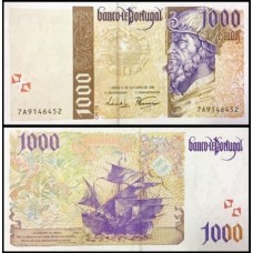 Portugal P-188b.4 Fe 1.000 Escudos 1996 Pedro Álvares Cabral 