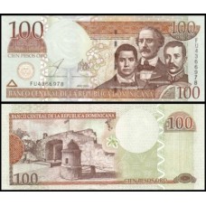 República Dominicana P-171c Fe 100 Pesos Oro 2003