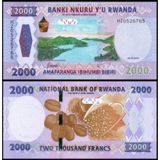Rwanda Ruanda P-44a Fe 2.000 Francs 2024