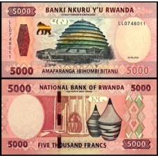 Rwanda Ruanda P-45a Fe 5.000 Francs 2024
