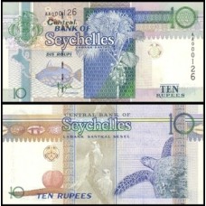 Seychelles Ilhas Seicheles P-36a Fe 10 Rupees 1998