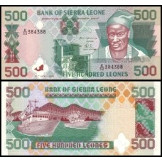 Sierra Leone Serra Leoa P-23a Fe 500 Leones 1995 Kai Londo