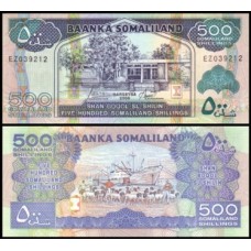 Somaliland Somalilândia P-6f Fe 500 Shilings 2006