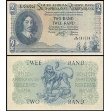 South Africa África do Sul P-104b Fe 2 Rand ND (1962) Jan Van Riebeeck