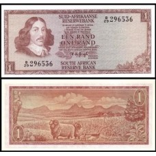 South Africa África do Sul P-116a Fe 1 Rand ND (1973) Jan Van Riebeeck