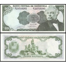 Venezuela P-63c Fe 20 Bolívares 1990 José Antonio Páez