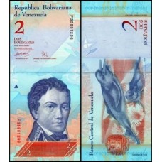 Venezuela P-88b Fe 2 Bolívares Fuerte 2007