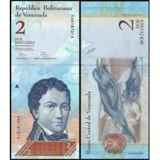 Venezuela P-88e Fe 2 Bolívares Fuerte 2012