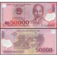 Viet Nam Vietnã P-121p Fe 50.000 Dông 2022 Ho Chi Minh Polímero
