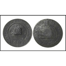Brasil XX Réis 1784 C-283 C/Escudete Cobre Mbc/s (472)