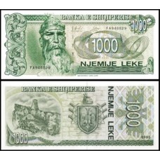 Albânia P-61a Fe 1.000 Lekë 1995 Skënderbeg Albânia P-61a Fe 1.000 Lekë 1995 Skënderbeg