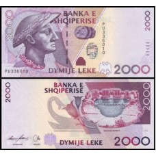 Albânia P-74a Fe 2.000 Lekë 2007-2008 Gentius