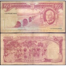 Angola P-94 Mbc 100 Escudos 1962 Angola P-94 Mbc 100 Escudos 1962
