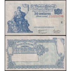 Argentina P-256a.1 Sob 50 Centavos ND (1948/1951)