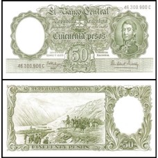 Argentina P-271c.4 Fe 50 Pesos ND (1955) San Martín