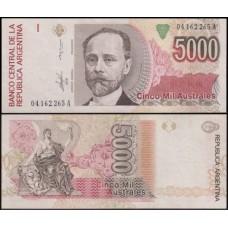Argentina P-330a Sob 5.000 Australes ND (1989)