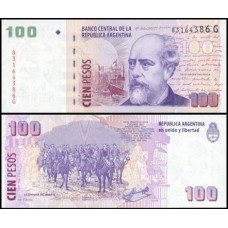 Argentina P-357a.2 Fe 100 Pesos ND (2004) Julio Argentino Roca Série G