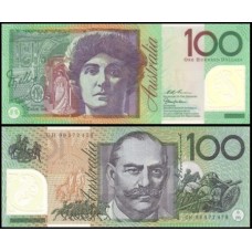 Austrália P-55b.3 Fe 100 Dollars 1999 Nellie Melba Polímero