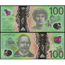 Austrália P-66b Fe 100 Dollars 2020 Nellie Melba Polímero