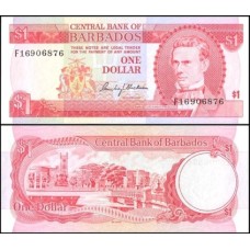 Barbados P-29a.2 Fe 1 Dollar ND (1973) Barbados P-29a.2 Fe 1 Dollar ND (1973)