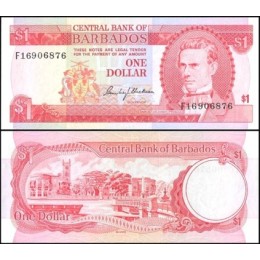 Barbados P-29a.2 Fe 1 Dollar ND (1973)