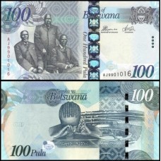 Botswana Botsuana P-33d Fe 100 Pula 2016
