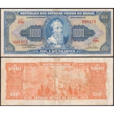 Brasil C-050 Mbc 1.000 Cruzeiros 1953 Pedro Álvares Cabral