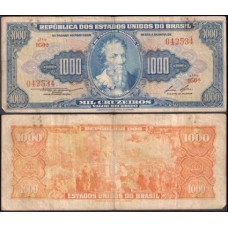 Brasil C-052 Bc 1.000 Cruzeiros 1958 Pedro Álvares Cabral