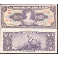 Brasil C-090 Sob 50 Cruzeiros 1954 Princesa Isabel