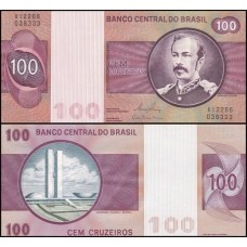 Brasil C-147 Fe 100 Cruzeiros 1981 Floriano Peixoto