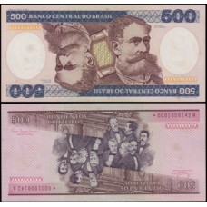 Brasil C-160a S/Fe 500 Cruzeiros 1981 Mal. Deodoro da Fonseca Reposição *0001