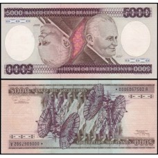 Brasil C-169a Fe 5.000 Cruzeiros 1985 Castello Branco Reposição *0006