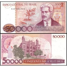Brasil C-174 Fe 50.000 Cruzeiros 1985 Oswaldo Cruz