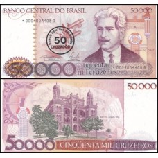 Brasil C-178a Fe 50 Cruzados 1986 Oswaldo Cruz Reposição *0004