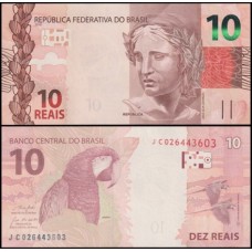 Brasil C-350 Fe 10 Reais 2019 JC Efígie da República