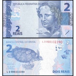 Brasil C-New Fe 2 Reais 2024 LD Efígie da República 