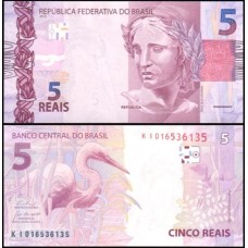 Brasil C-New Fe 5 Reais 2024 KI Efígie da República 
