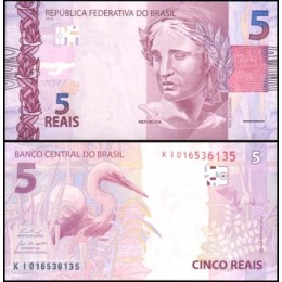 Brasil C-New Fe 5 Reais 2024 KI Efígie da República 
