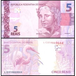 Brasil C-New Fe 5 Reais 2024 LC Efígie da República 