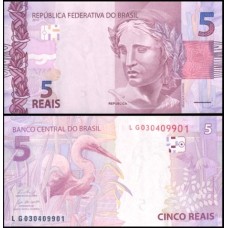 Brasil C-New Fe 5 Reais 2025 LG Efígie da República 